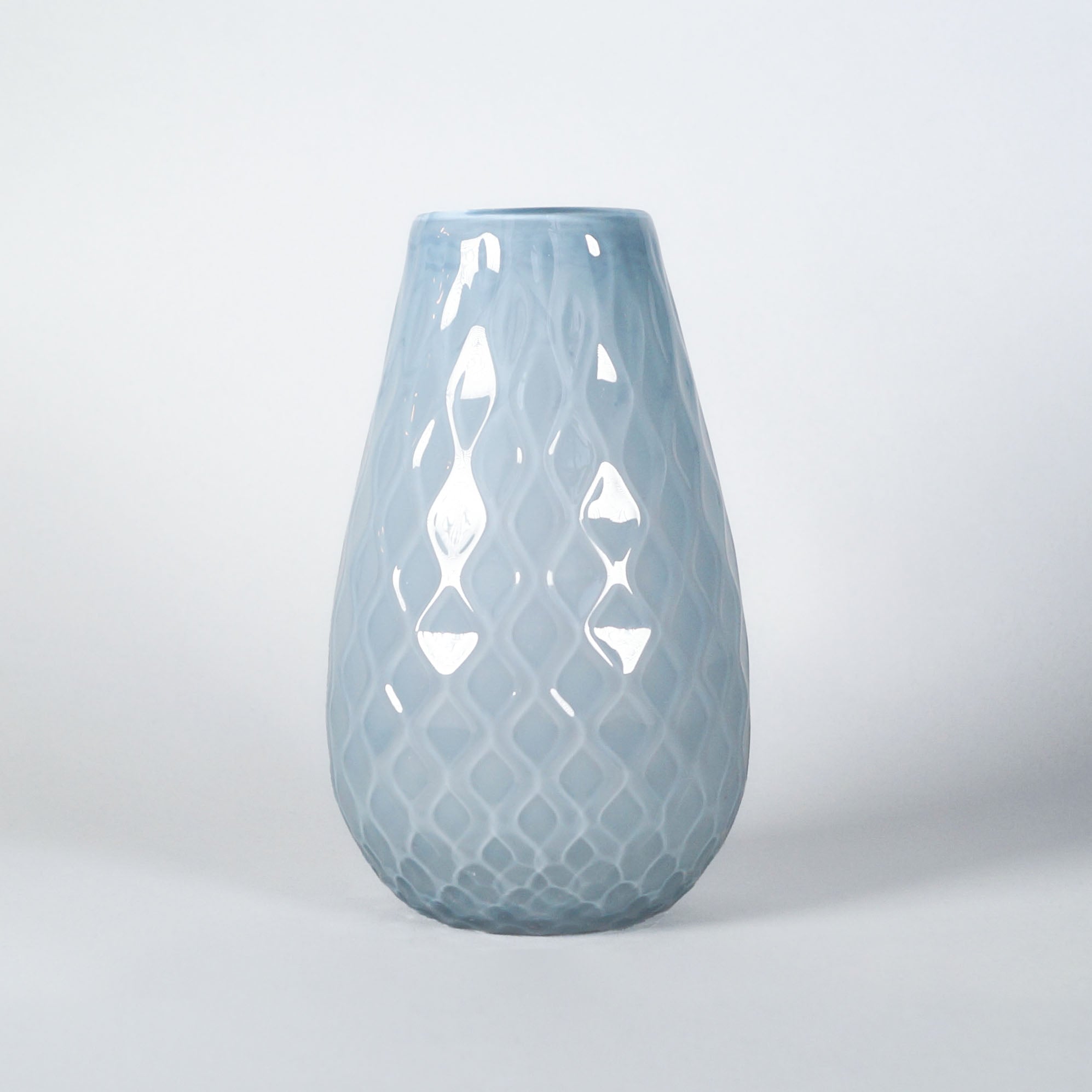 Diamond vase — Isar Grün BLÆS // Reffen Glass Studio