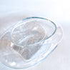 WOOD bowl // clear // small BLÆS — Reffen Glass Studio
