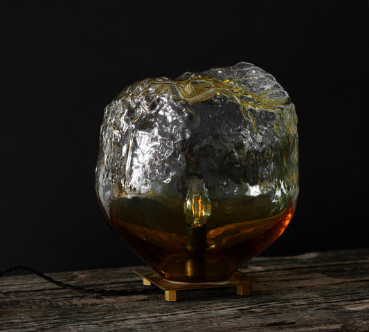 Table Lamp — Amber BLÆS — Reffen Glass Studio
